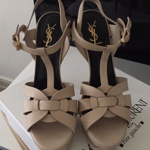 Original and Vintage YSL “Tribute” heels